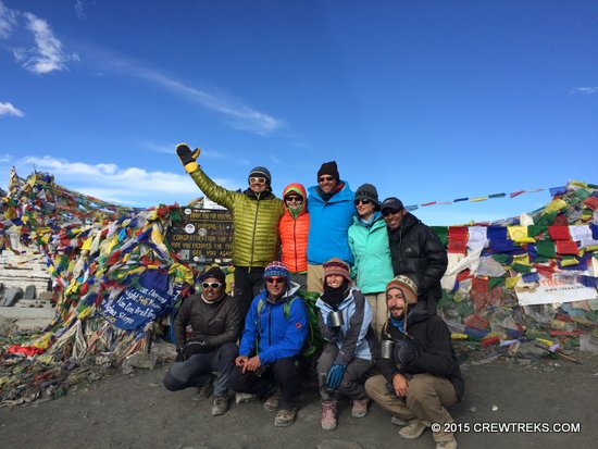 Top of Thorung La Pass